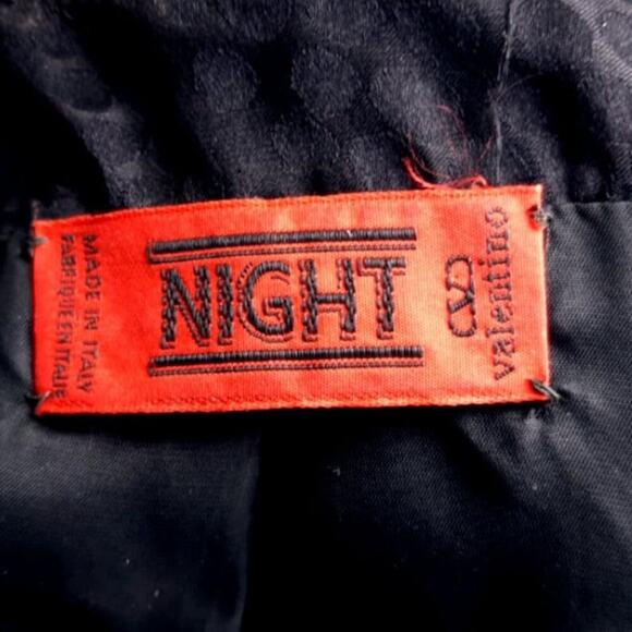 Vintage Valentino Night Silk Fuschia Rose Skirt w/ Pockets Size 0 - Picture 7 of 16